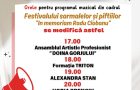 Modificare program muzical – Festivalul sarmalelor si piftiilor